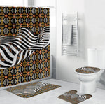 Cameroon Toghu Bamenda Bathroom Set African Traditional Art