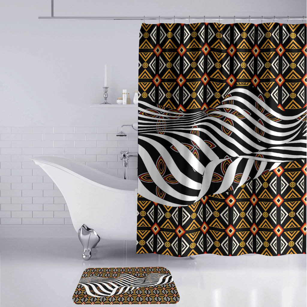 Cameroon Toghu Bamenda Bathroom Set African Traditional Art