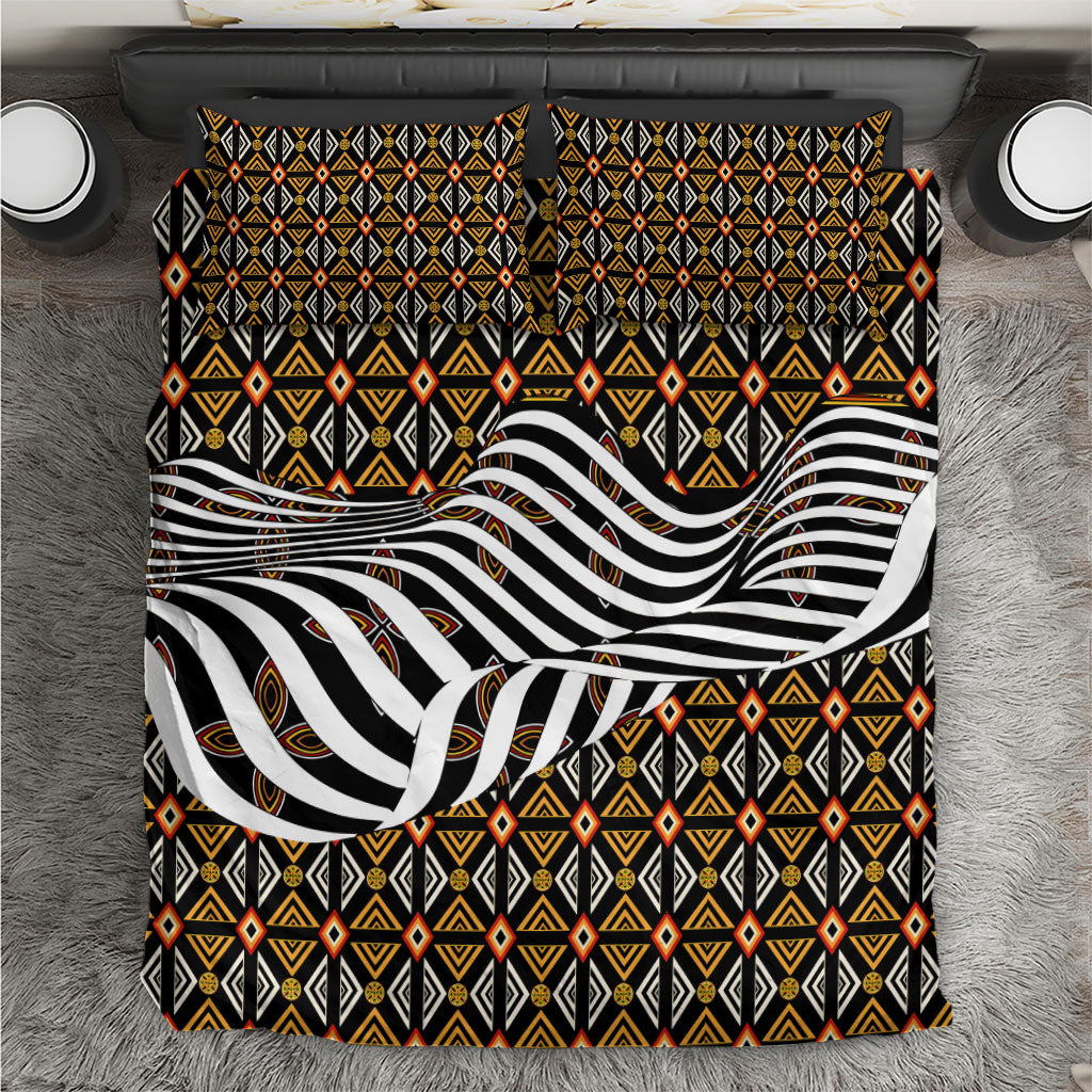 Cameroon Toghu Bamenda Bedding Set African Traditional Art