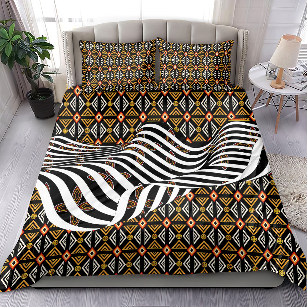 Cameroon Toghu Bamenda Bedding Set African Traditional Art