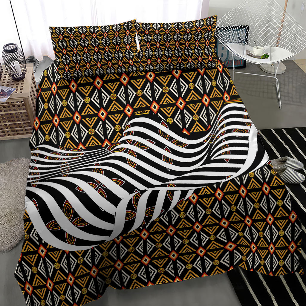Cameroon Toghu Bamenda Bedding Set African Traditional Art