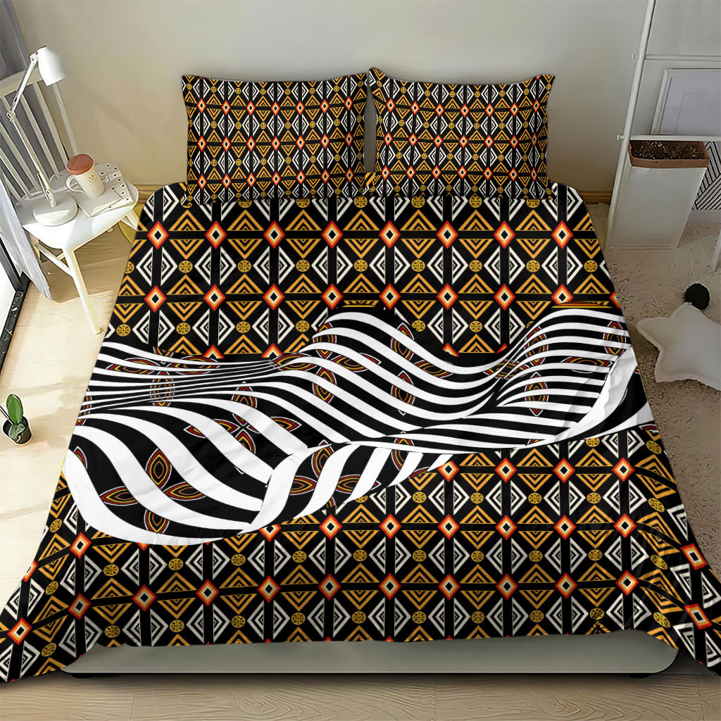 Cameroon Toghu Bamenda Bedding Set African Traditional Art