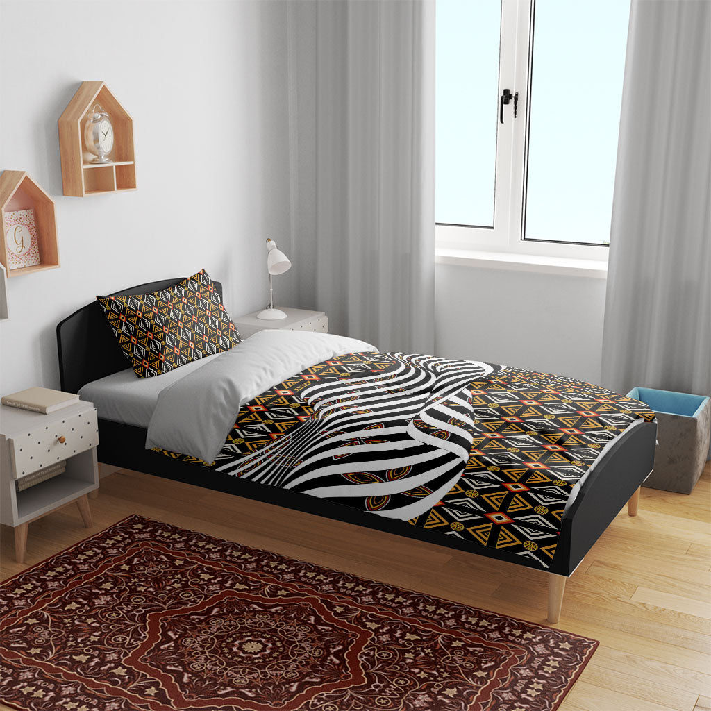 Cameroon Toghu Bamenda Bedding Set African Traditional Art