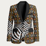 Cameroon Toghu Bamenda Blazer African Traditional Art