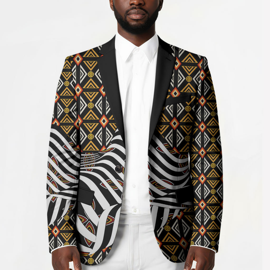 Cameroon Toghu Bamenda Blazer African Traditional Art