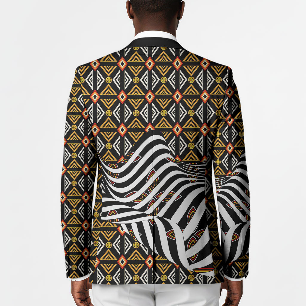 Cameroon Toghu Bamenda Blazer African Traditional Art
