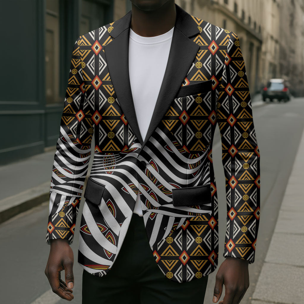 Cameroon Toghu Bamenda Blazer African Traditional Art