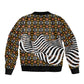 Cameroon Toghu Bamenda Bomber Jacket African Traditional Art