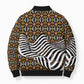 Cameroon Toghu Bamenda Bomber Puffer Jacket African Traditional Art