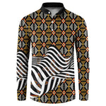 Cameroon Toghu Bamenda Button Sweatshirt African Traditional Art