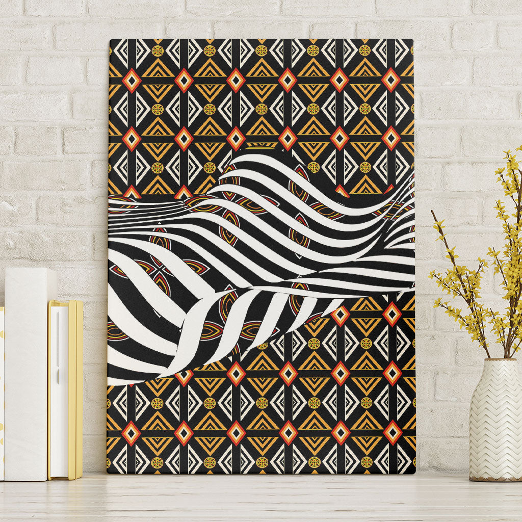 Cameroon Toghu Bamenda Canvas Wall Art African Traditional Art