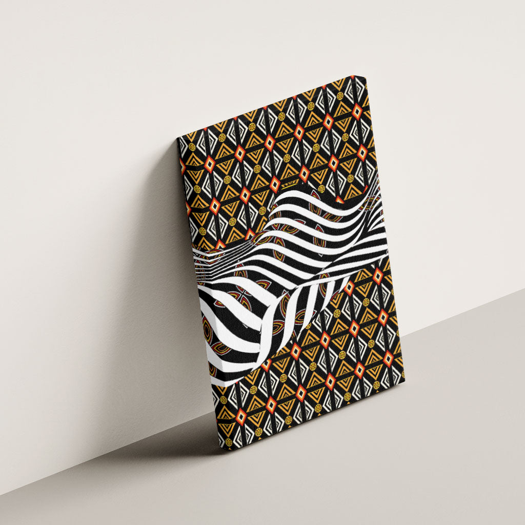 Cameroon Toghu Bamenda Canvas Wall Art African Traditional Art
