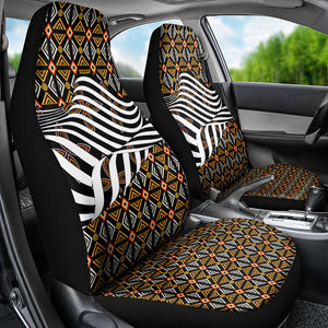 Cameroon Toghu Bamenda Car Seat Cover African Traditional Art