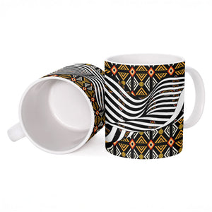 Cameroon Toghu Bamenda Ceramic Mug African Traditional Art