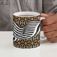 Cameroon Toghu Bamenda Ceramic Mug African Traditional Art