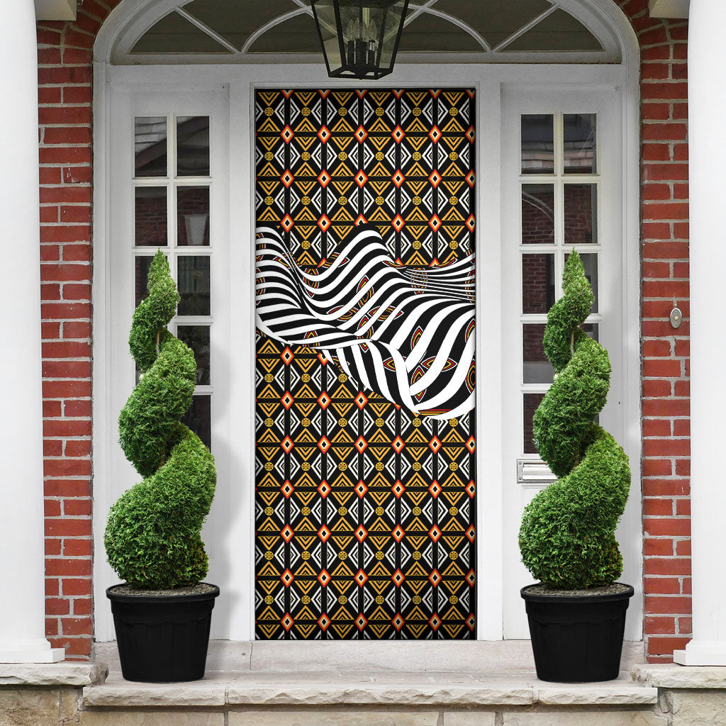 Cameroon Toghu Bamenda Door Cover African Traditional Art