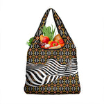 Cameroon Toghu Bamenda Grocery Bag African Traditional Art