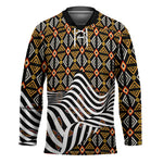 Cameroon Toghu Bamenda Hockey Jersey African Traditional Art