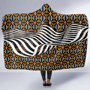 Cameroon Toghu Bamenda Hooded Blanket African Traditional Art