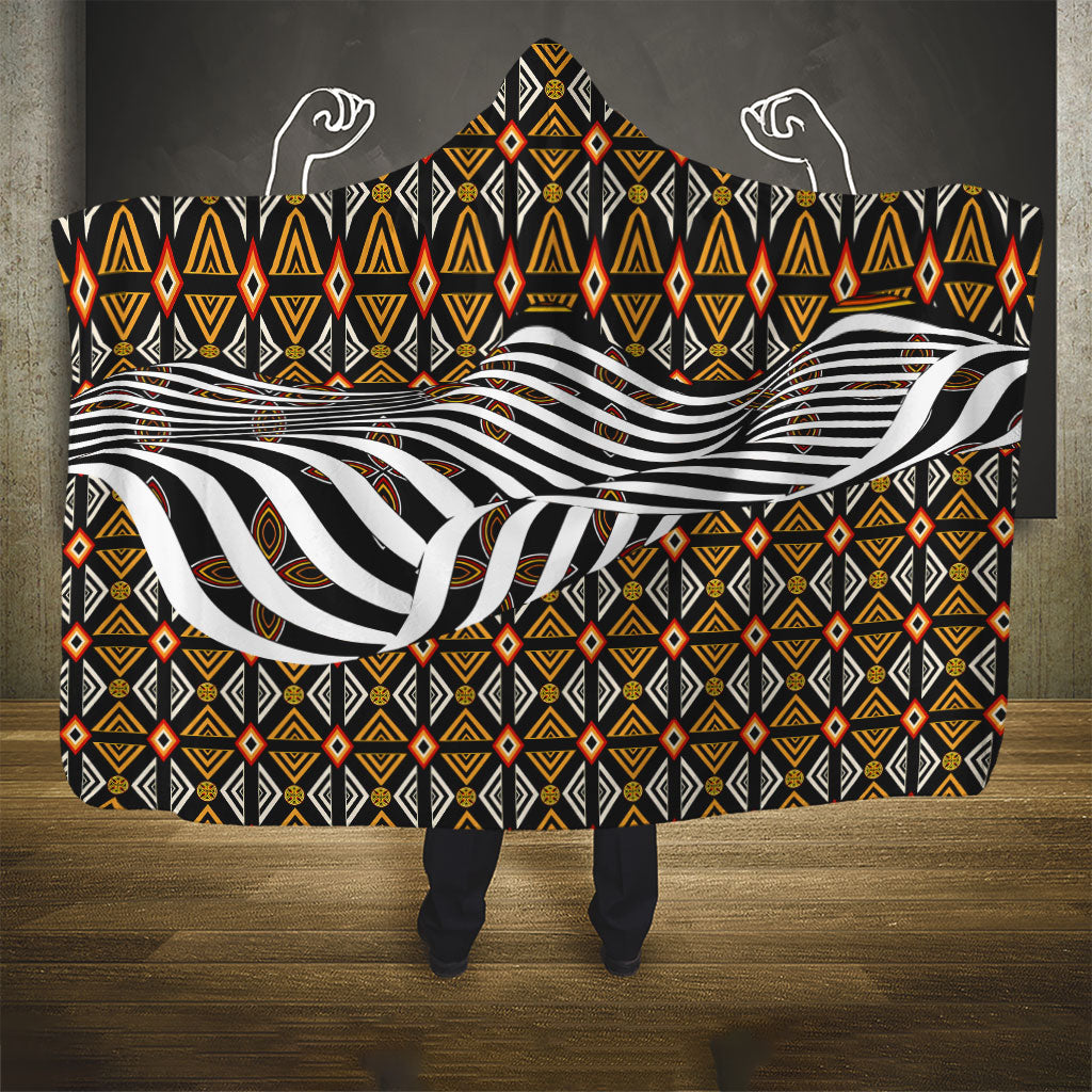 Cameroon Toghu Bamenda Hooded Blanket African Traditional Art