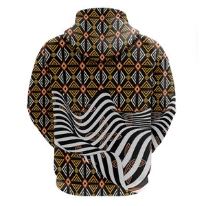 Cameroon Toghu Bamenda Hoodie African Traditional Art