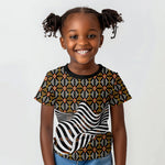 Cameroon Toghu Bamenda Kid T shirt African Traditional Art