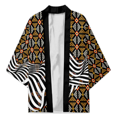 Cameroon Toghu Bamenda Kimono African Traditional Art