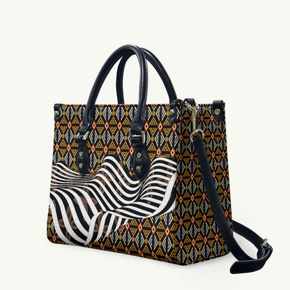 Cameroon Toghu Bamenda Leather Bag African Traditional Art