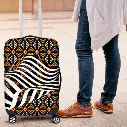 Cameroon Toghu Bamenda Luggage Cover African Traditional Art