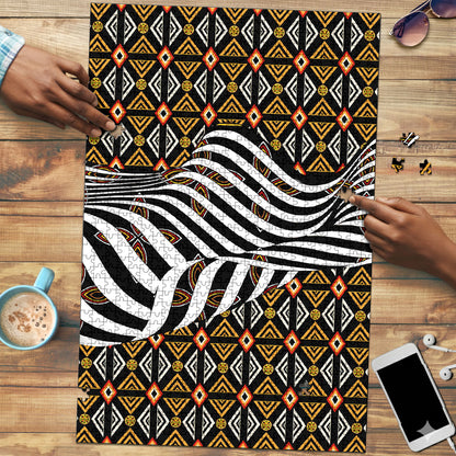 Cameroon Toghu Bamenda Puzzle African Traditional Art