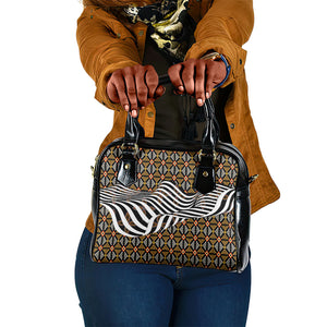 Cameroon Toghu Bamenda Shoulder Handbag African Traditional Art