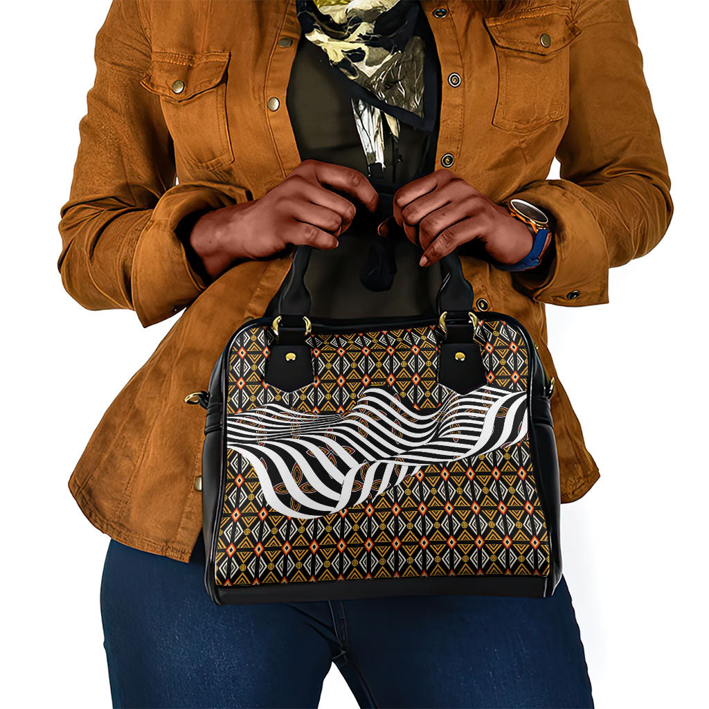 Cameroon Toghu Bamenda Shoulder Handbag African Traditional Art