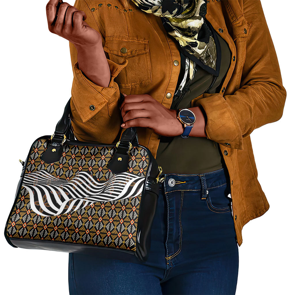 Cameroon Toghu Bamenda Shoulder Handbag African Traditional Art