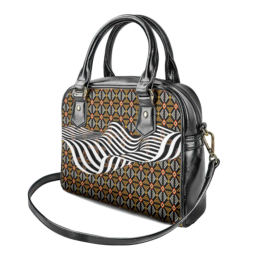 Cameroon Toghu Bamenda Shoulder Handbag African Traditional Art