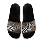Cameroon Toghu Bamenda Slide Sandals African Traditional Art