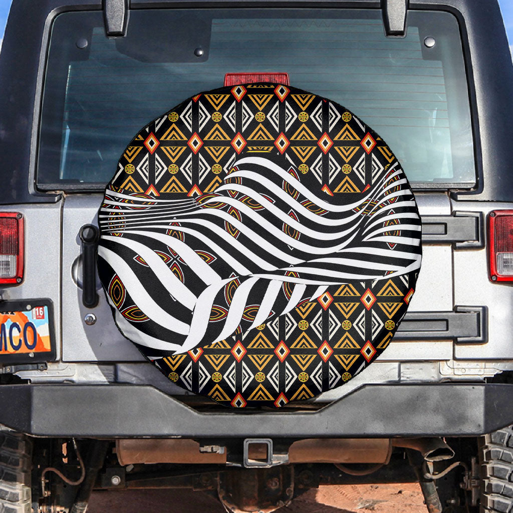 Cameroon Toghu Bamenda Spare Tire Cover African Traditional Art