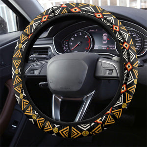 Cameroon Toghu Bamenda Steering Wheel Cover African Traditional Art