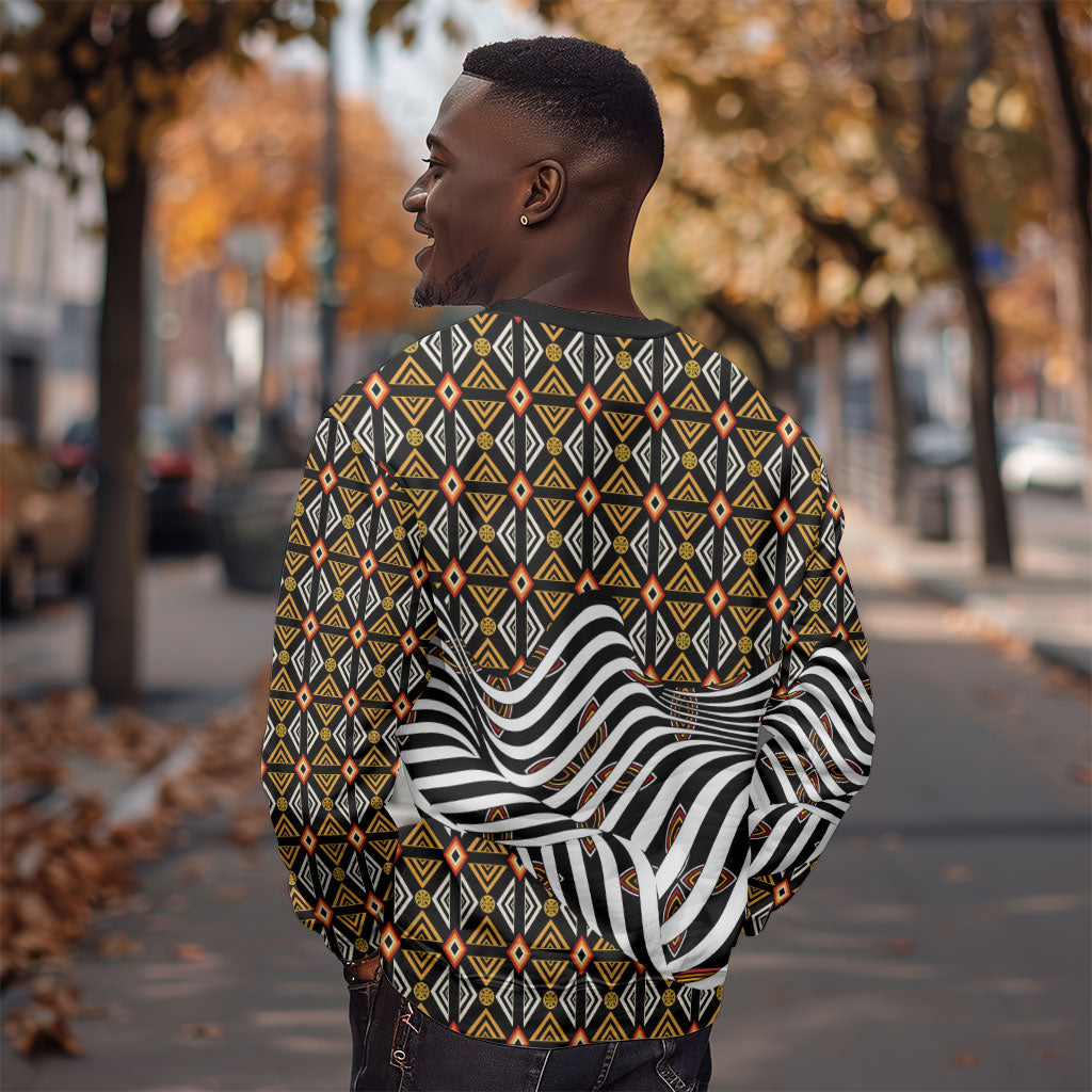 Cameroon Toghu Bamenda Sweatshirt African Traditional Art