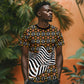 Cameroon Toghu Bamenda T shirt African Traditional Art