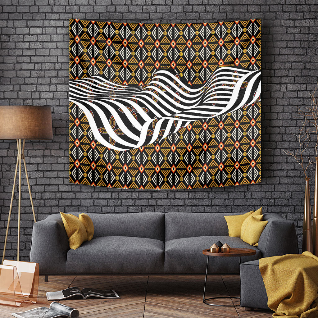 Cameroon Toghu Bamenda Tapestry African Traditional Art
