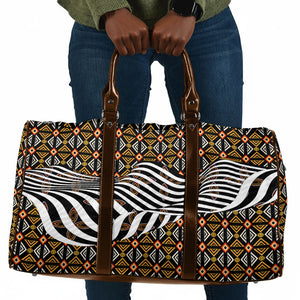 Cameroon Toghu Bamenda Travel Bag African Traditional Art