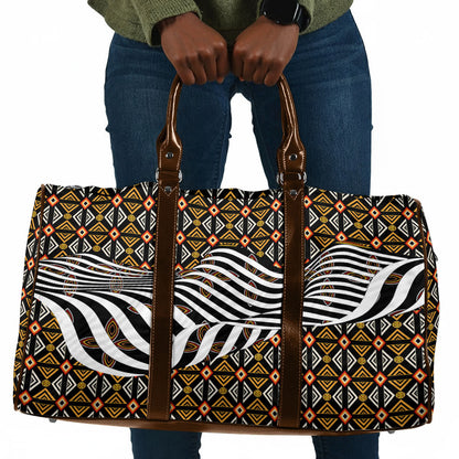 Cameroon Toghu Bamenda Travel Bag African Traditional Art