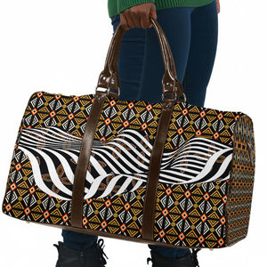 Cameroon Toghu Bamenda Travel Bag African Traditional Art