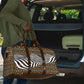Cameroon Toghu Bamenda Travel Bag African Traditional Art