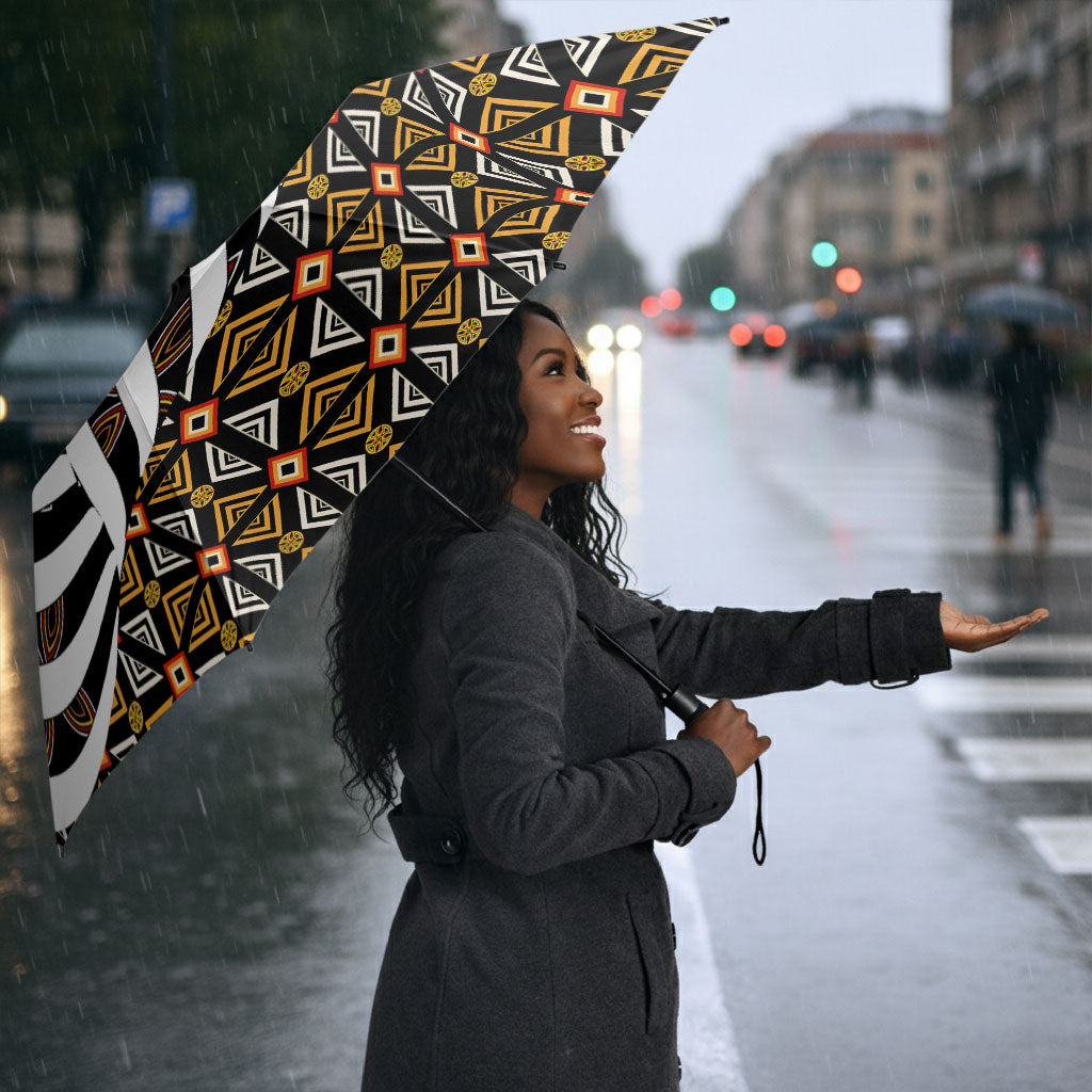Cameroon Toghu Bamenda Umbrella African Traditional Art