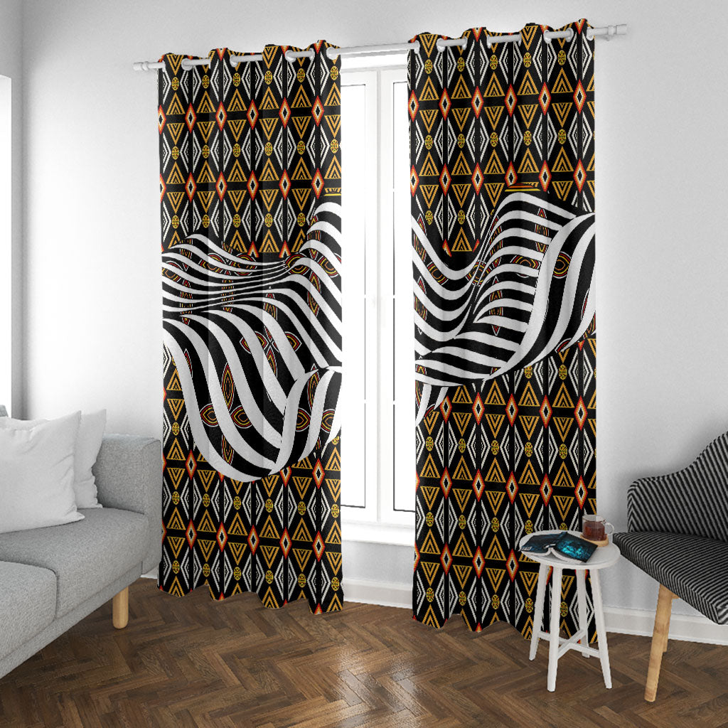 Cameroon Toghu Bamenda Window Curtain African Traditional Art