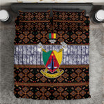 Cameroon Toghu Bedding Set Flag Coat Of Arms - Traditional Bamenda Art