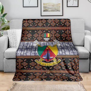 Cameroon Toghu Blanket Flag Coat Of Arms - Traditional Bamenda Art