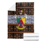 Cameroon Toghu Blanket Flag Coat Of Arms - Traditional Bamenda Art
