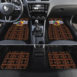 Cameroon Toghu Car Mats Flag Coat Of Arms - Traditional Bamenda Art